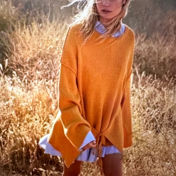 Free People Sweaters - Free People Beach Brig Tie Sweater. NWOT.